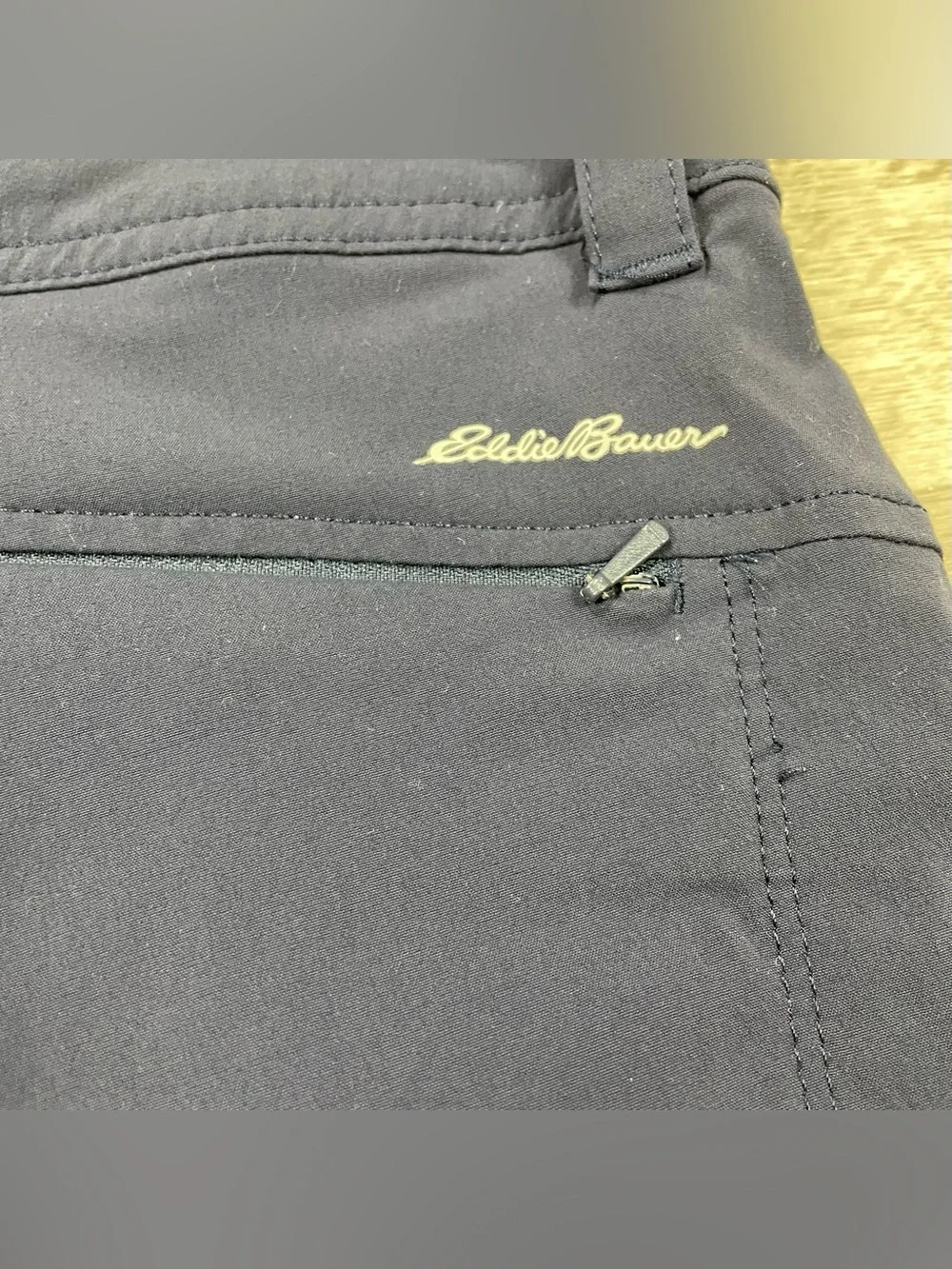 Eddie Bauer Navy Women's Bermuda Performance Active Hiking Outdoor Shorts